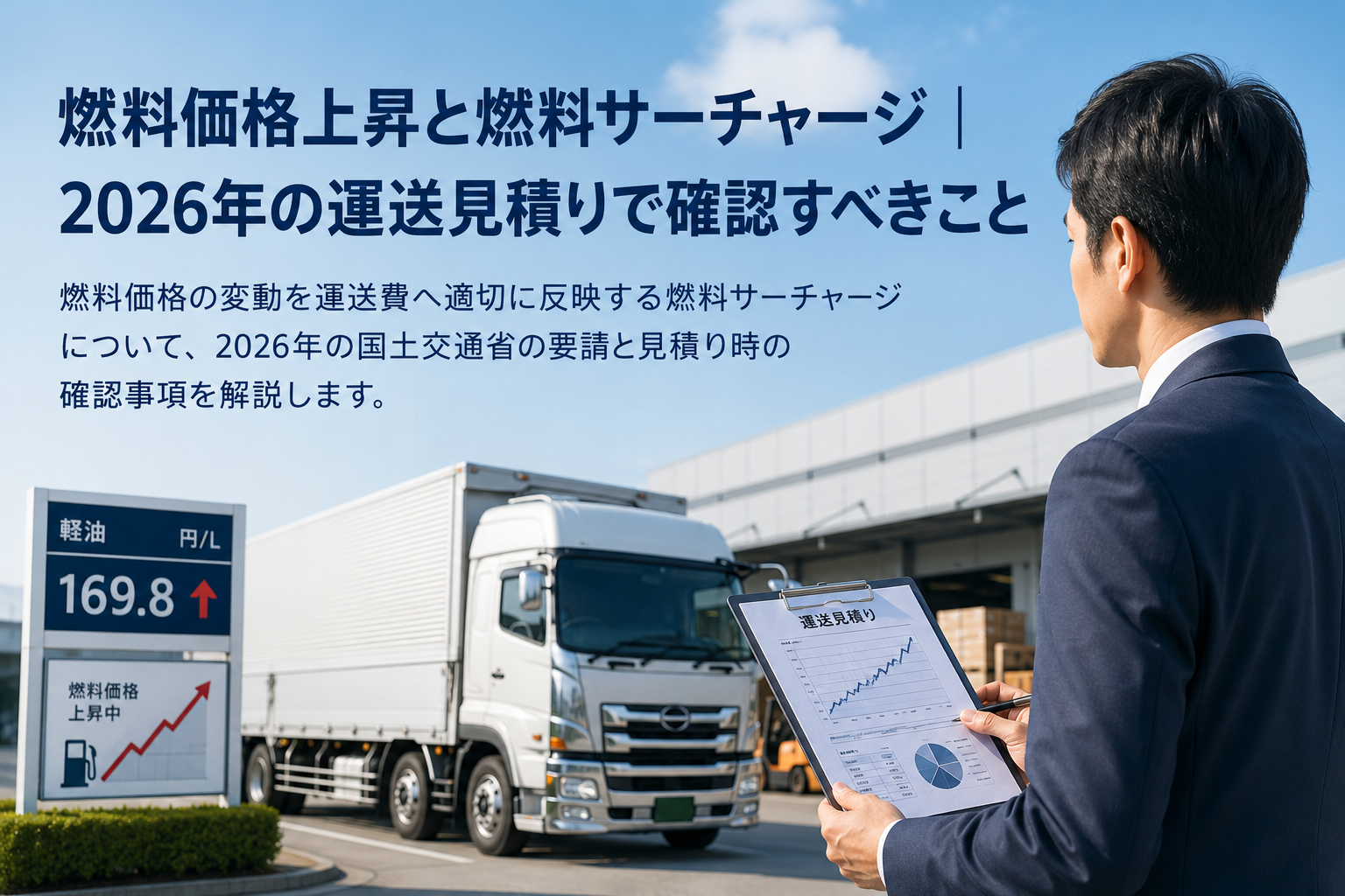 燃料価格上昇と燃料サーチャージ｜2026年の運送見積りで確認すべきこと